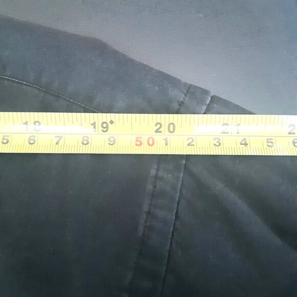 Bosa Mandarin Collar SZ M Men's Black Cotton Button Up Shirt - Picture 10 of 12